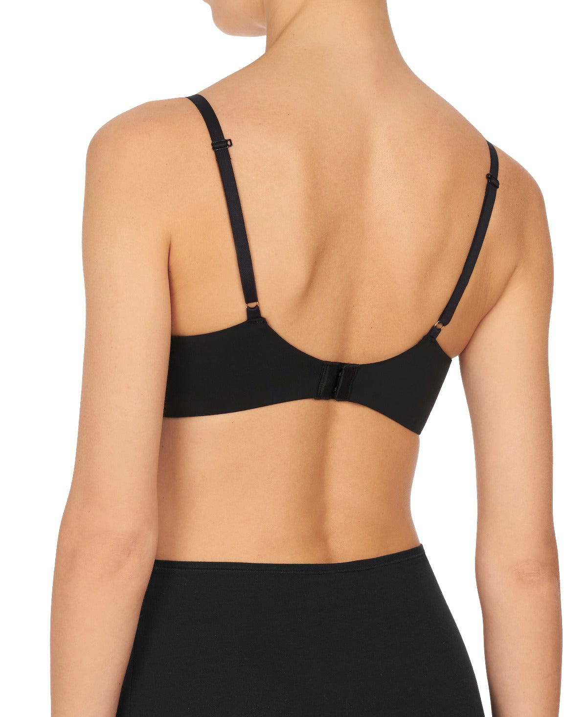 Natori: Minimal Convertible Push-Up Bra - Black