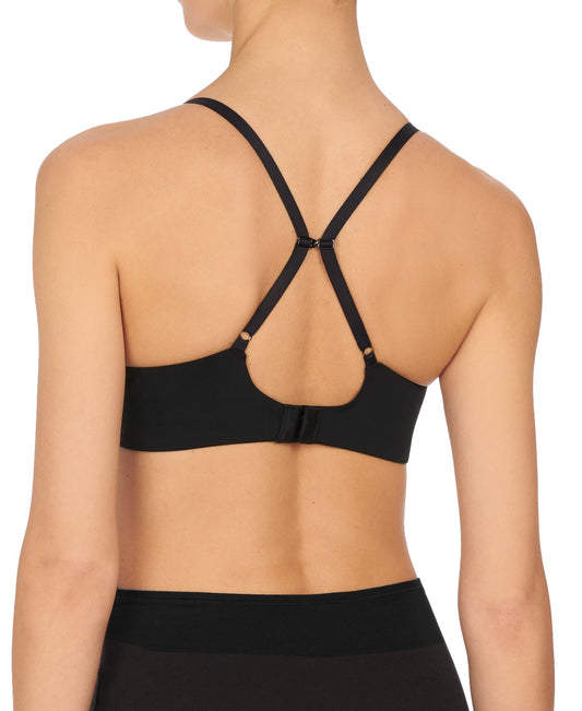Natori: Minimal Convertible Push-Up Bra - Black