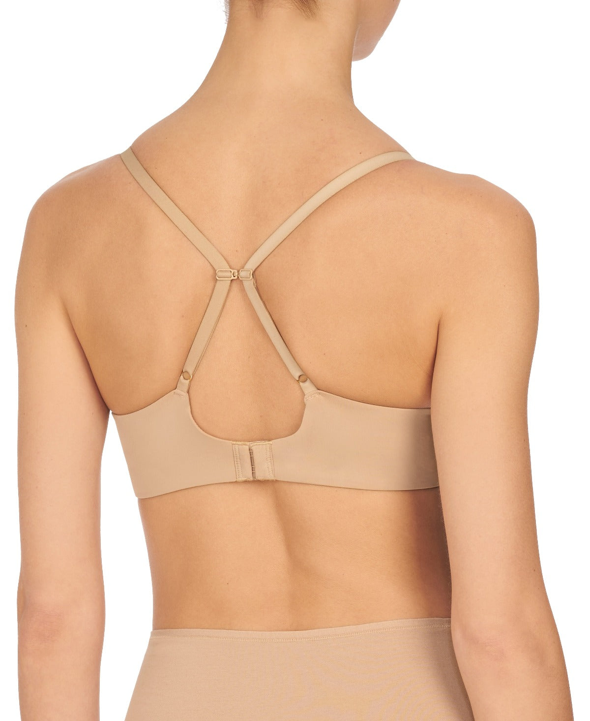 Natori: Minimal Convertible Push-Up Bra - Cafe