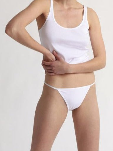 Skin: Galila String Bikini Brief - White – Azaleas