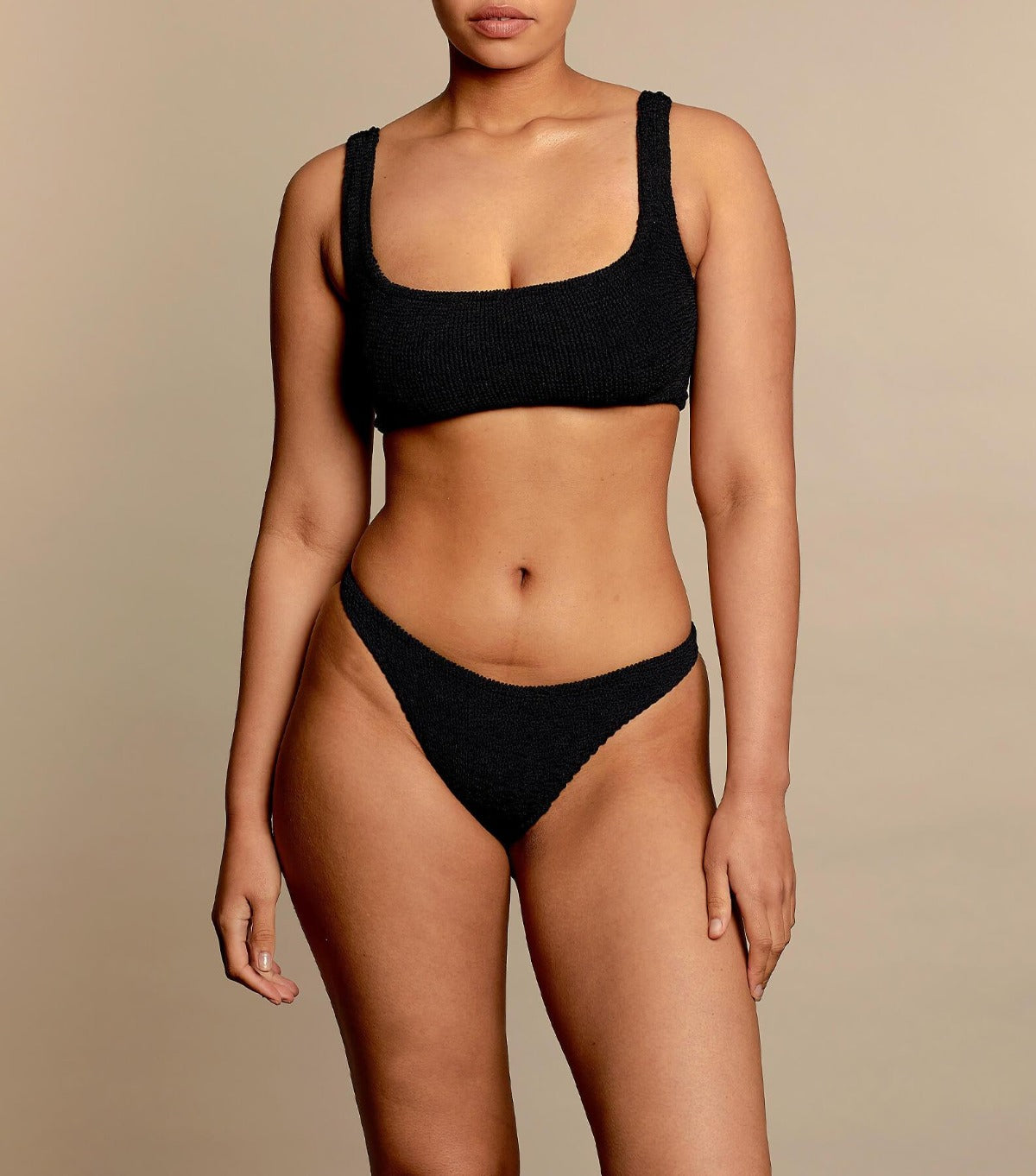 Hunza G: Xandra Bikini Set - Black