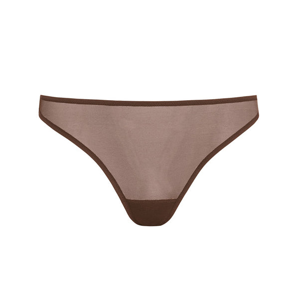 Ownbrown: Mesh Thong - Yemoya
