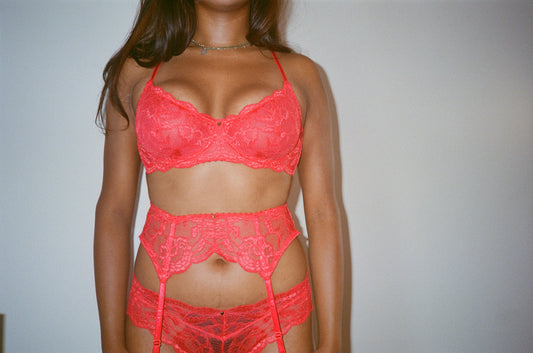 Clo: Fortuna Lace Demi Underwire Bra - Chrysanthemum
