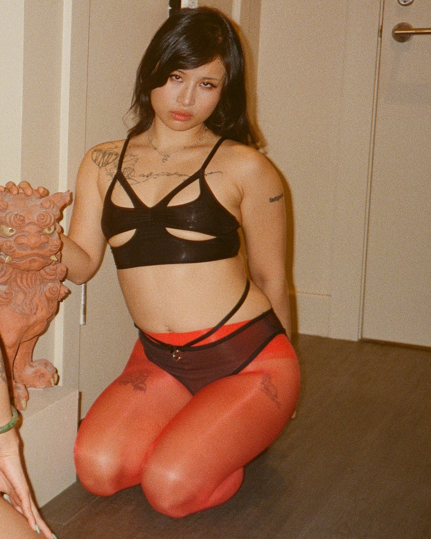 The End: Automatic Cutout Bralette - Black