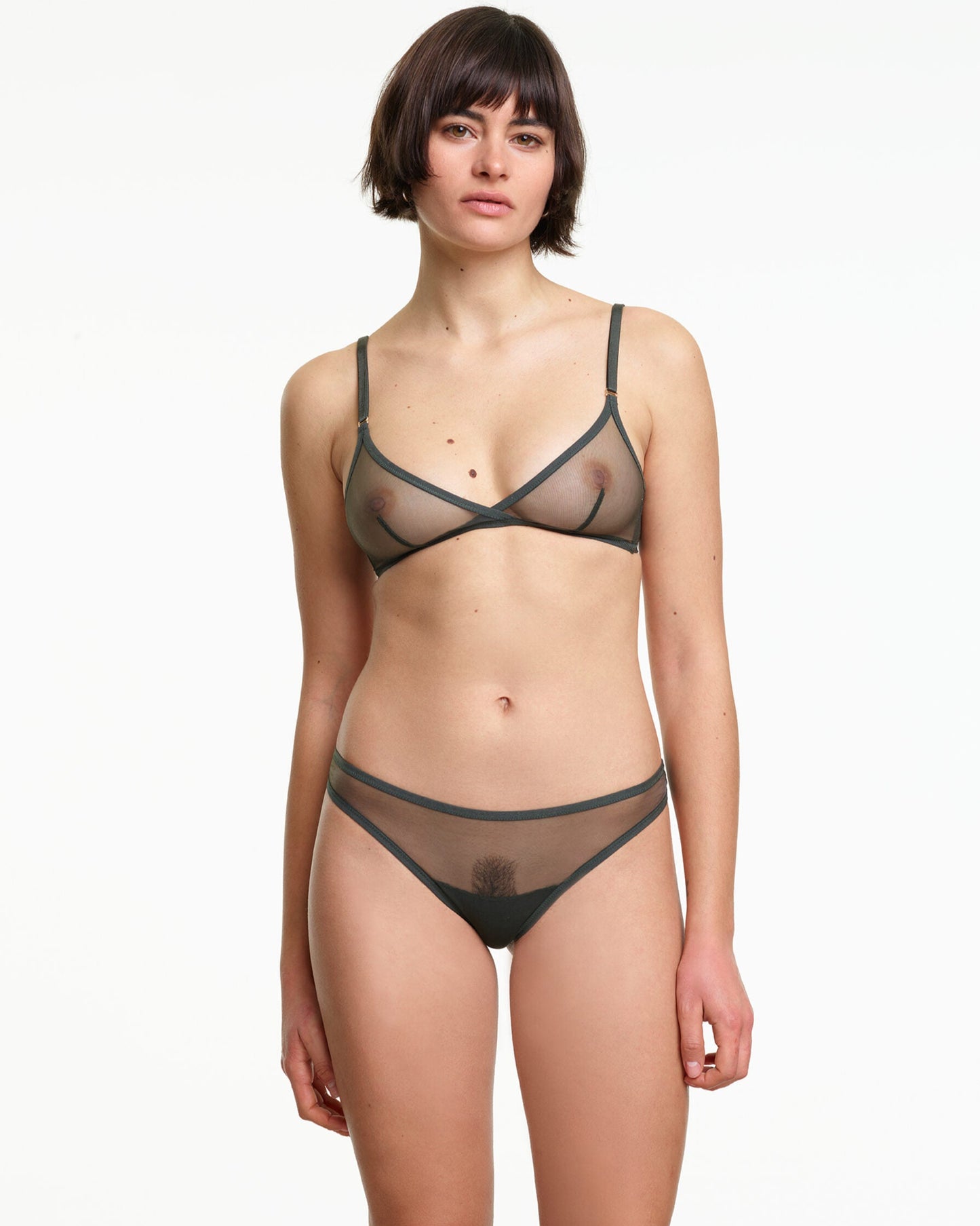 Yasmine Eslami: Jeanne Soft Bra - Black Forest