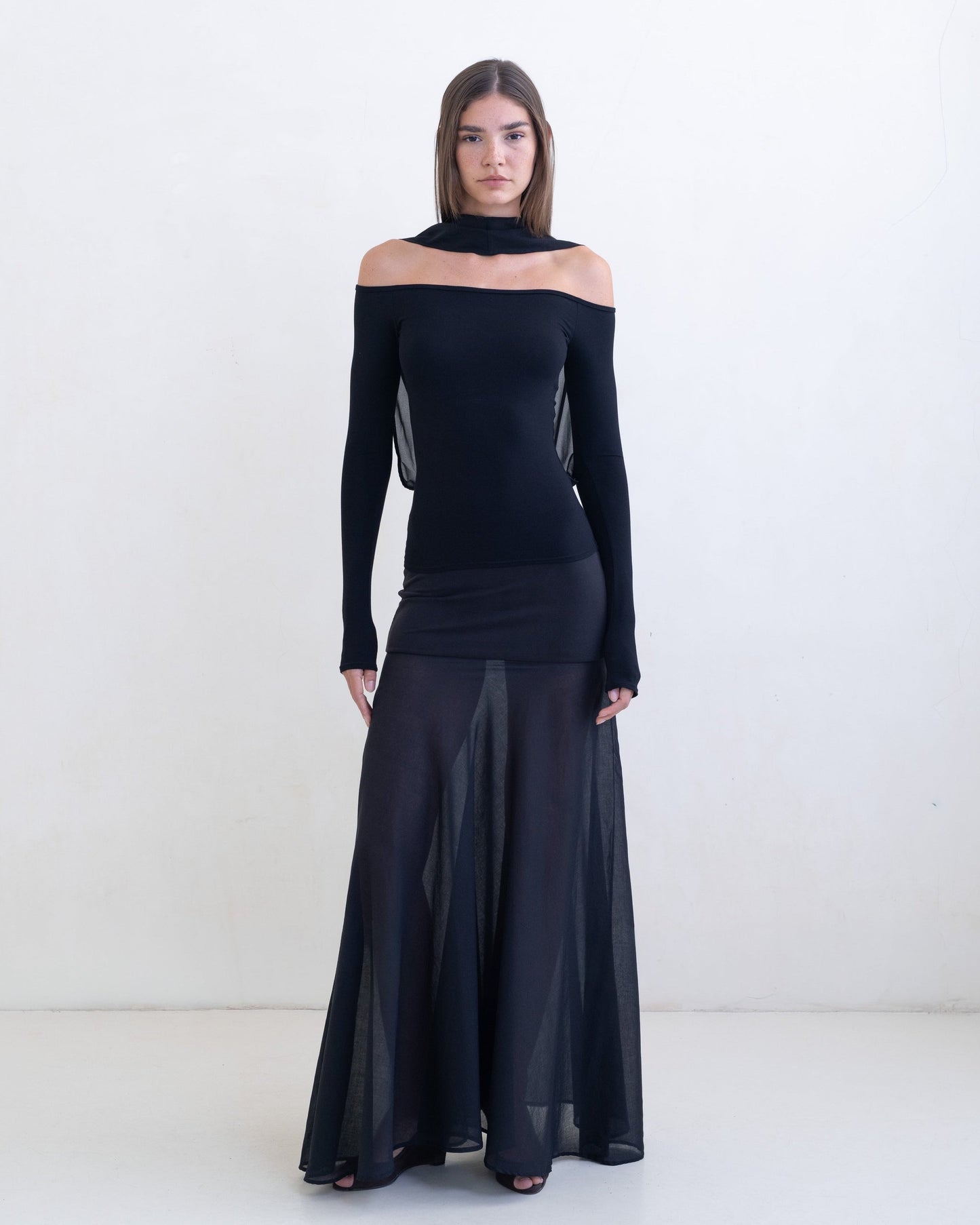 Belle Anna: Sombra Top - Black