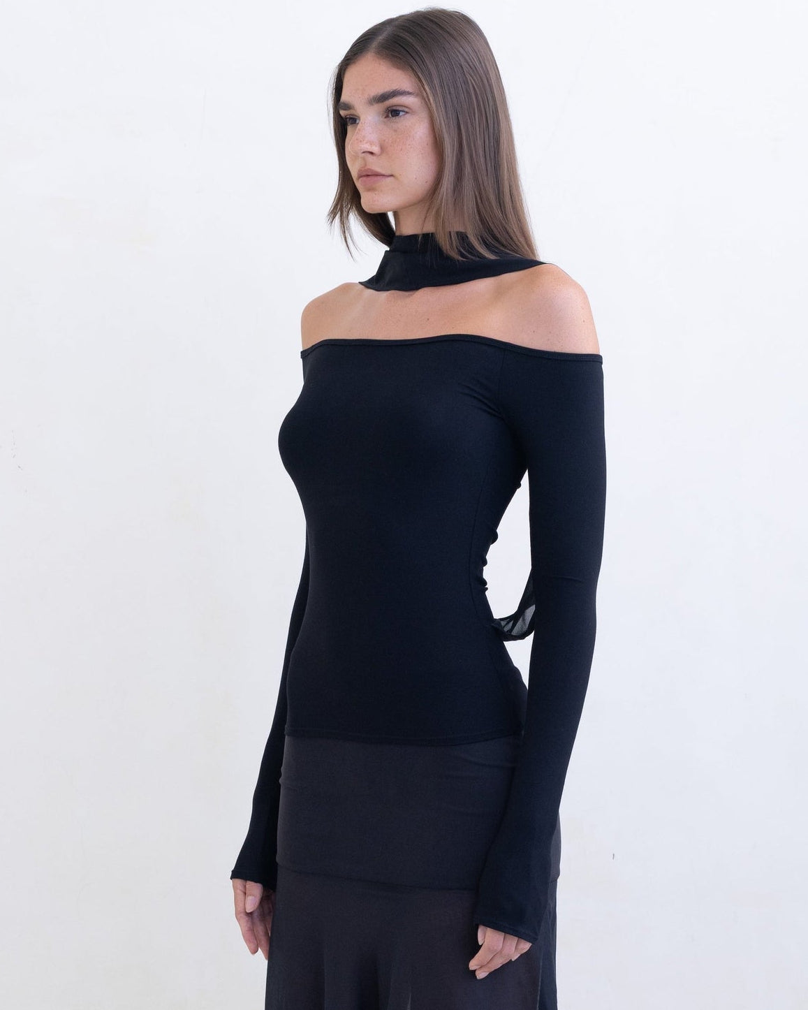 Belle Anna: Sombra Top - Black