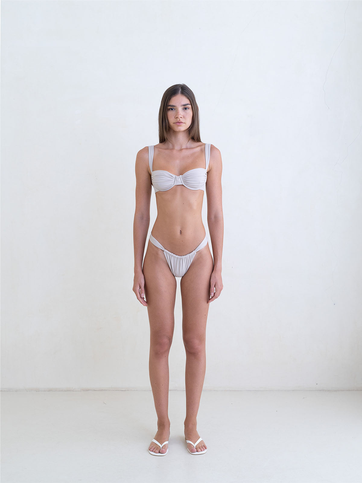 Belle Anna: Oracle Underwire Bikini Top - Sand