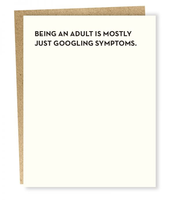 Sapling Press: Symptoms Card