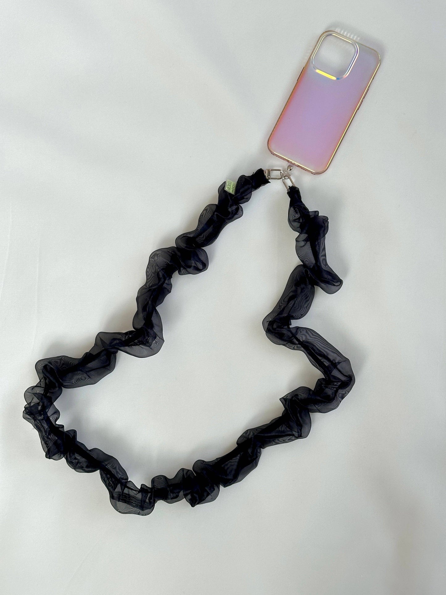 Room Shop: Organza Phone Strap - Black