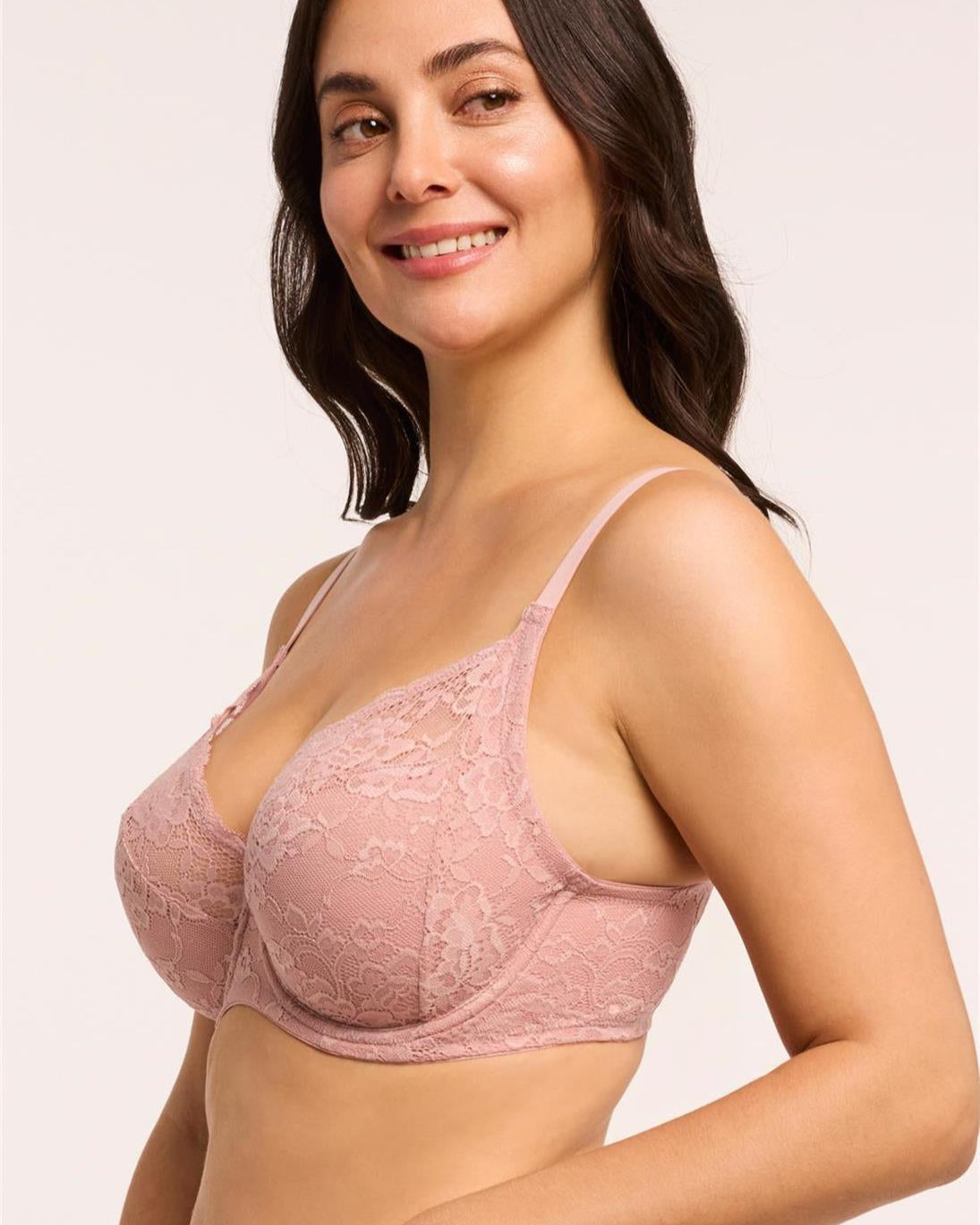 Montelle: Muse Full Cup Lace Bra - E-H Cups Only