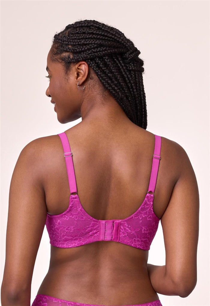 Montelle: Muse Full Cup Lace Bra - E-H Cups Only