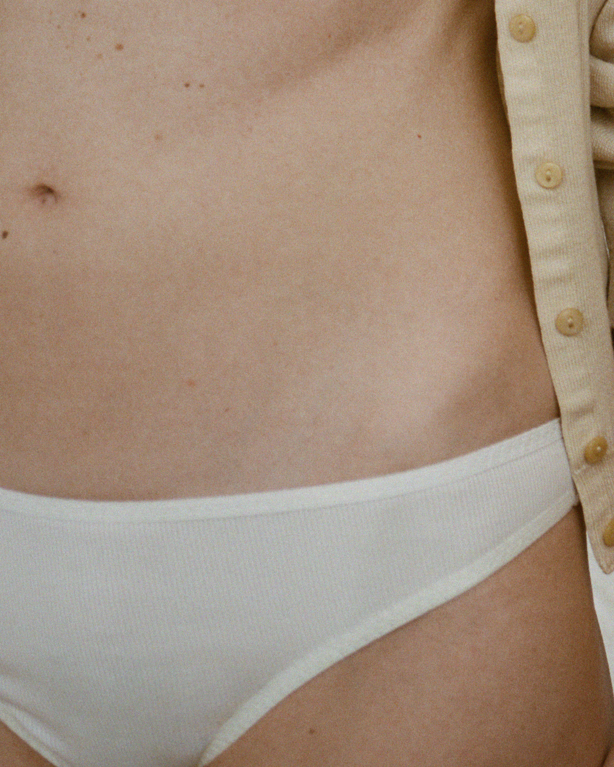 Kye Intimates: Hacci Tencel Low Brief - Natural