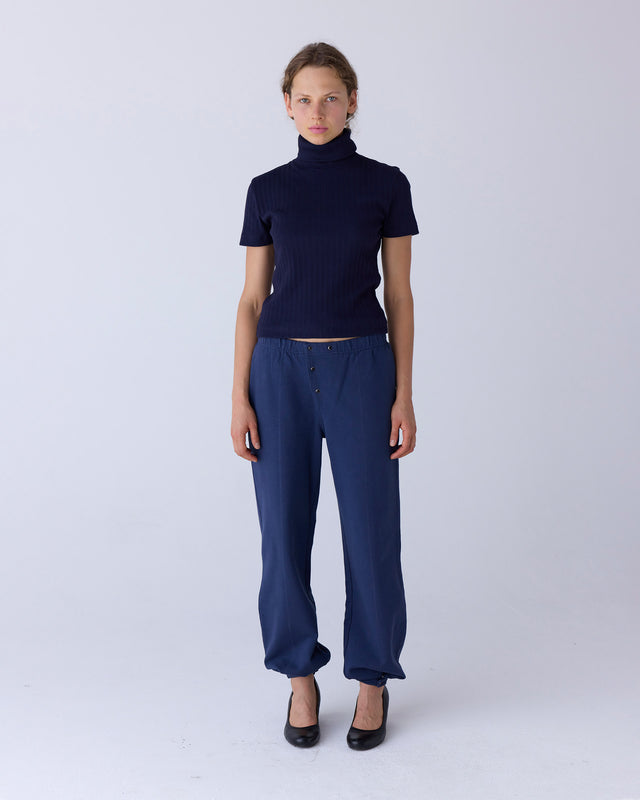 Fruity Booty: Cotton Track Pants - Ink