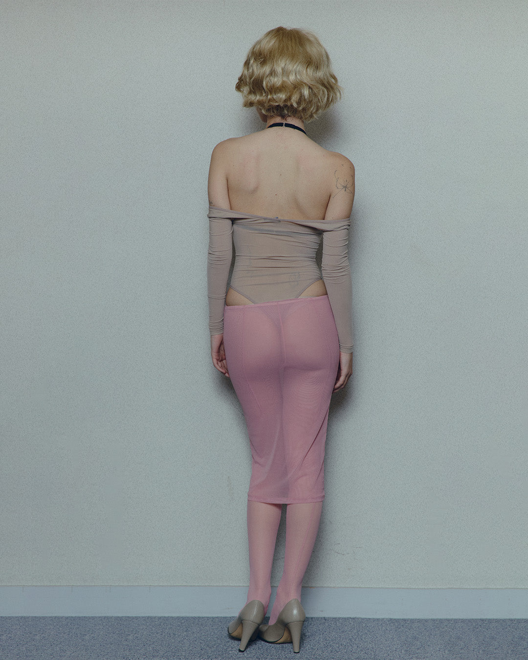 Leonie Mauchant: Skirted Tights - Pink