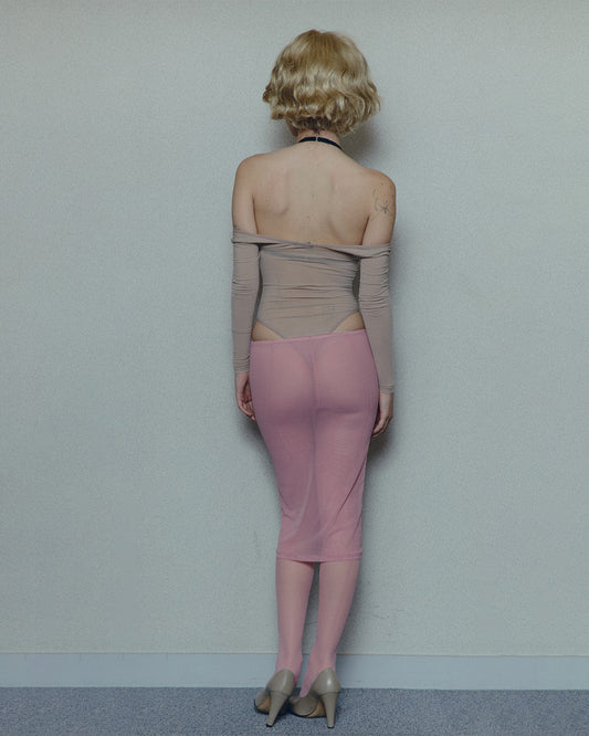 Leonie Mauchant: Skirted Tights - Pink