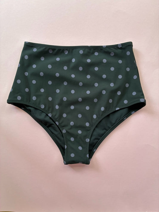 Pale: Isaura High-Waisted Bikini Bottom - Dots