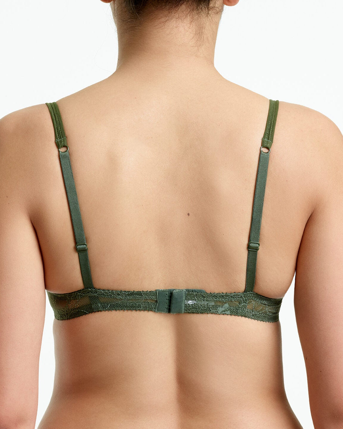 Yasmine Eslami: Louise Lace Balcony Bra - Yuzu