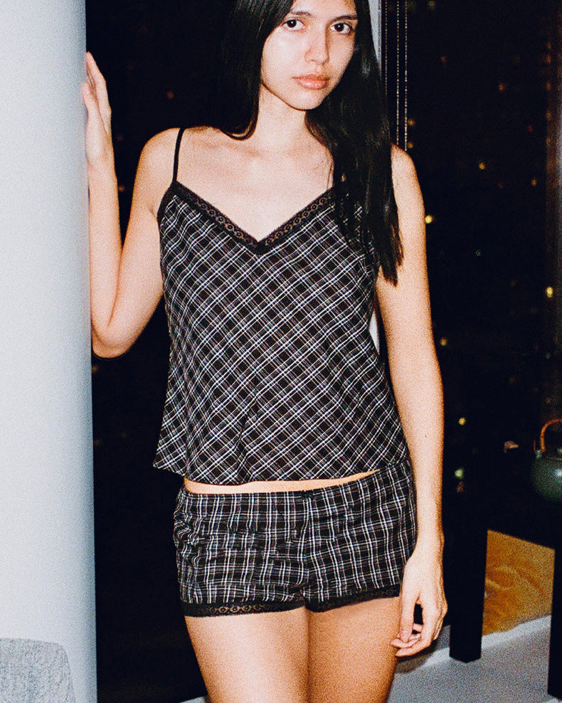 Only Hearts: Checkmate Shorts - Khol
