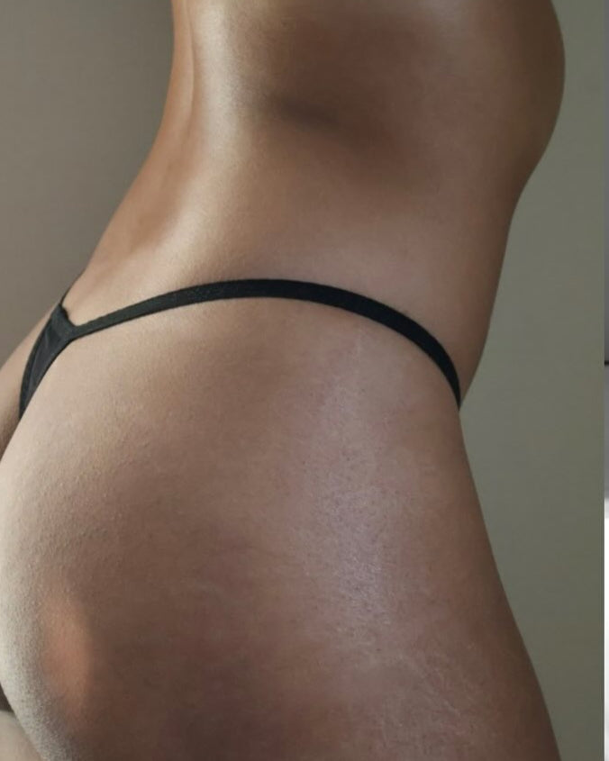 Kye Intimates: Daily Mesh Thong - Black