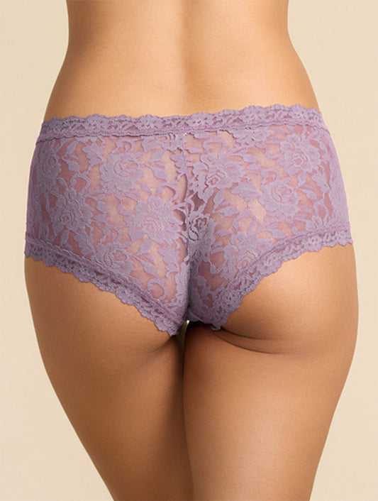 Hanky Panky: Lace Boyshort - Violet Daze