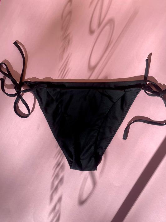 Mikoh: Pacifica Tie Side Bikini Bottom - Black