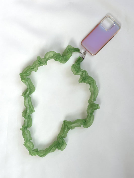 Room Shop: Organza Phone Strap - Green Apple