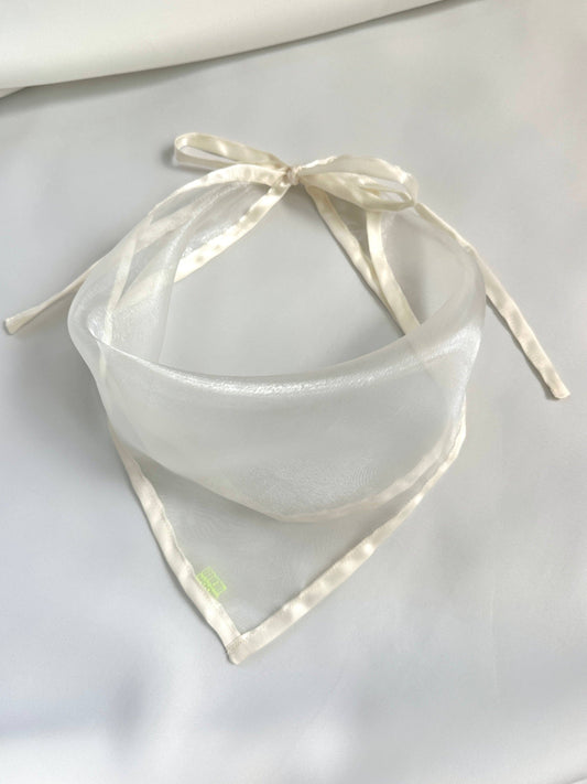 Room Shop: Frankie Sheer Headscarf - Ivory