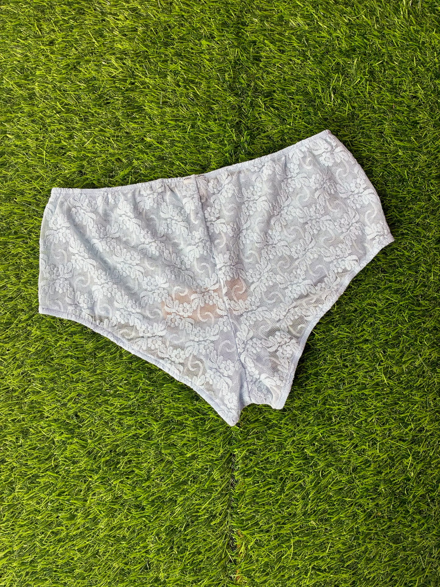 Only Hearts: Stretch Lace Iris Hipster Brief - Cascade