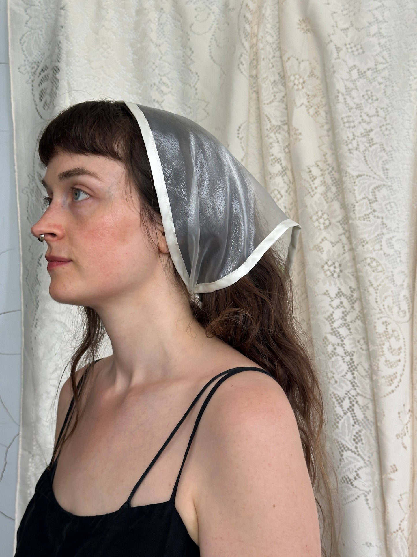 Room Shop: Frankie Sheer Headscarf - Black