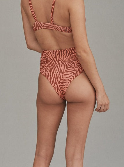 Acacia: Seychelles High-Waisted Bikini Bottom - Neon Mares