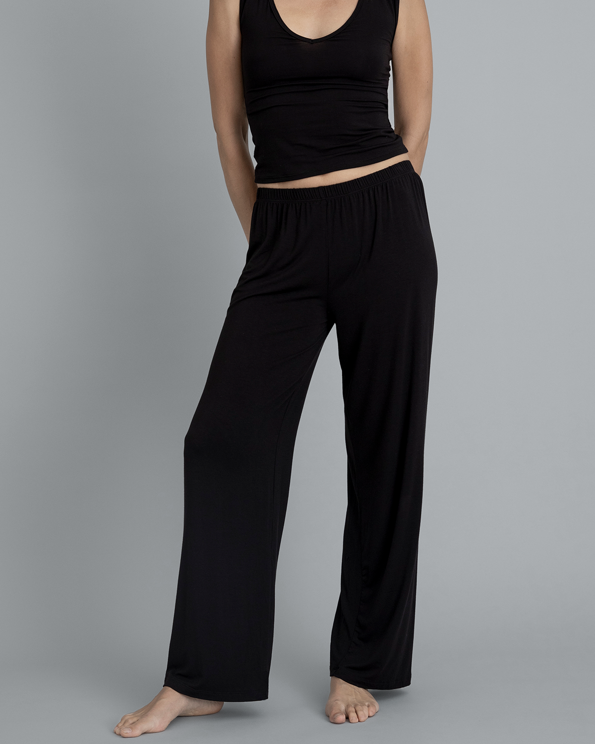 Kye Intimates: Recline Bamboo Pant - Black