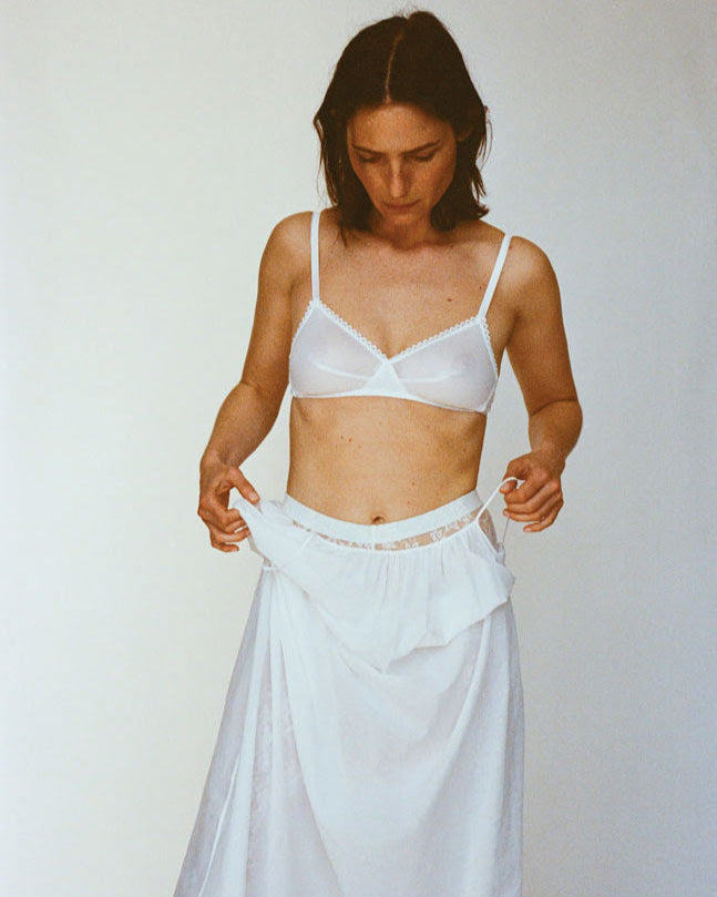 Araks: Antonia Cotton Bralette - White – Azaleas