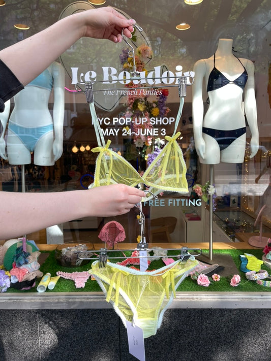Miss Crofton: I'm Yours Mesh Brief - Lemon