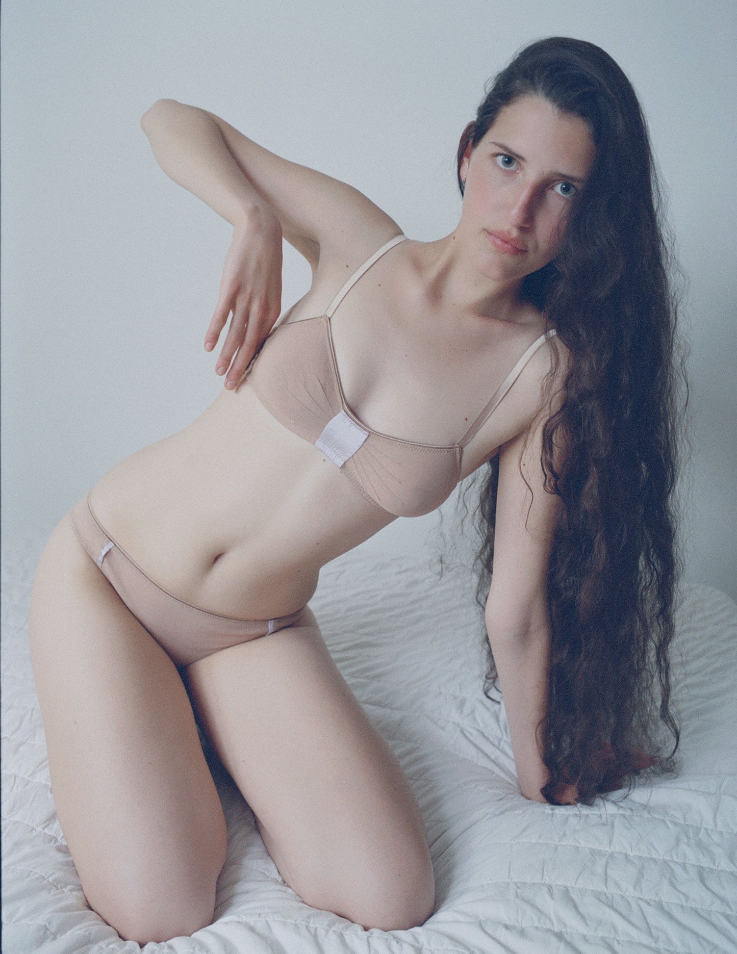 Araks: Uma Silk Wireless Bralette - Brulee