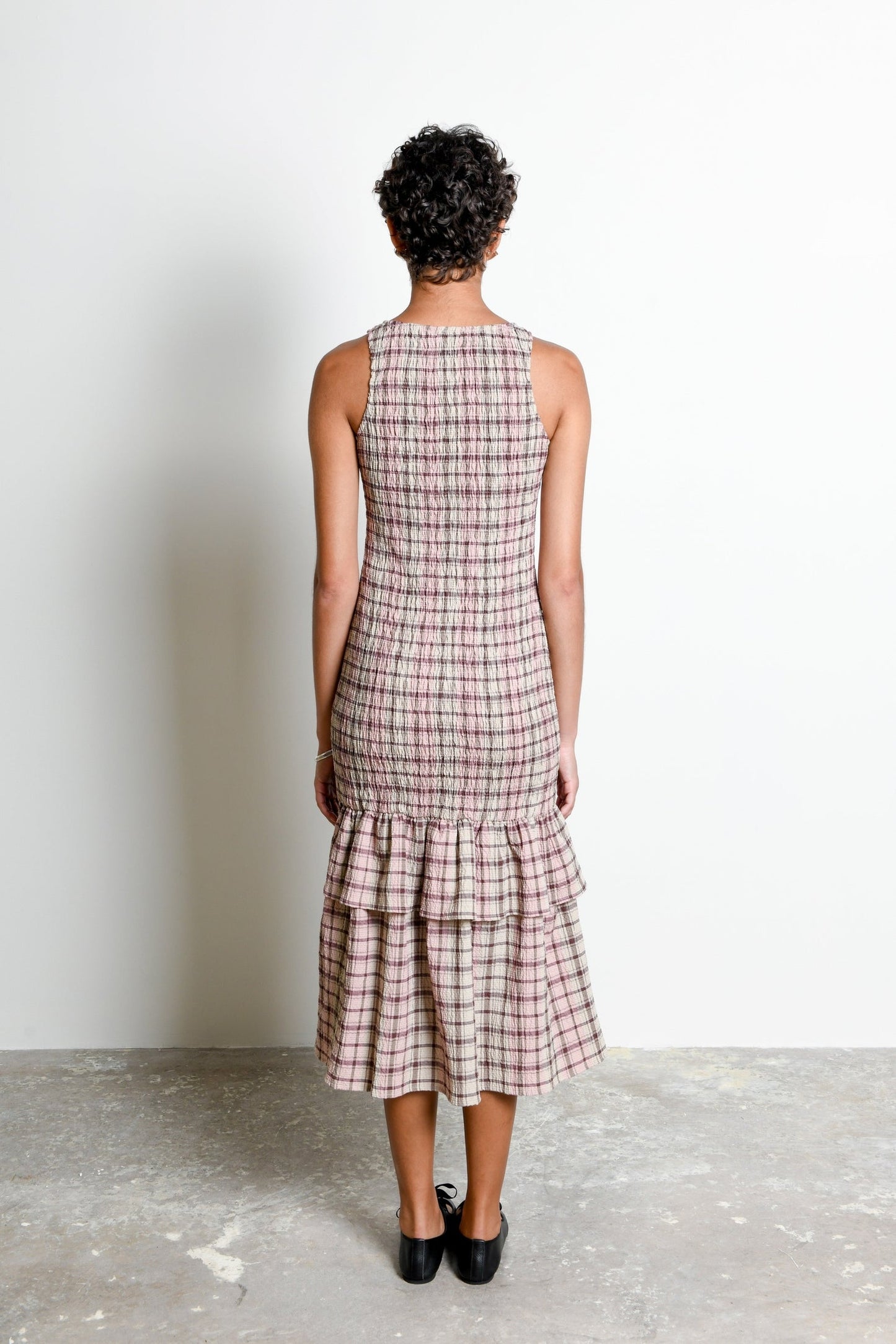 Untitled in Motion: Annie Dress - Petal Plaid