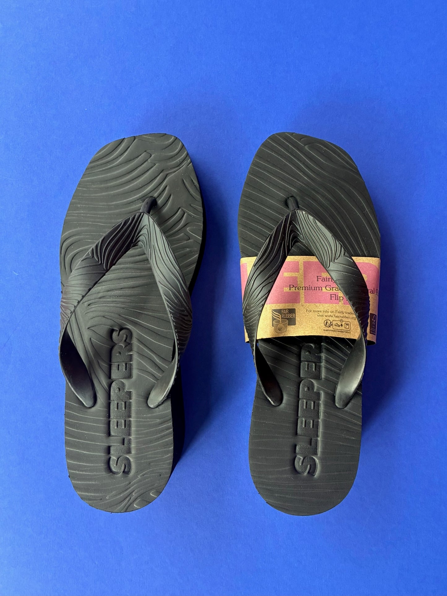 Sleepers: High Platform Flip Flop - Black