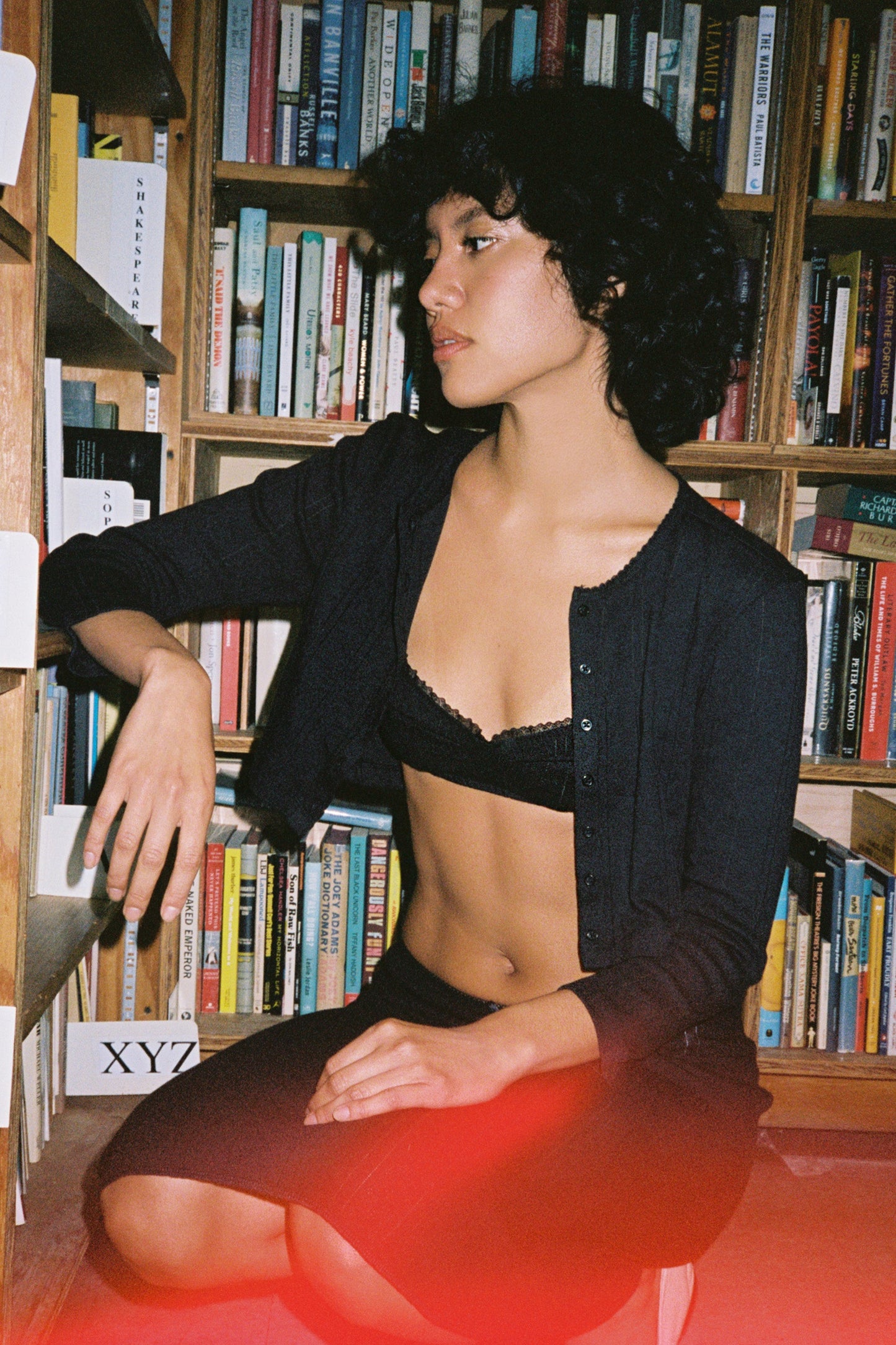 Cou Cou Intimates: The Balconette Bra - Black