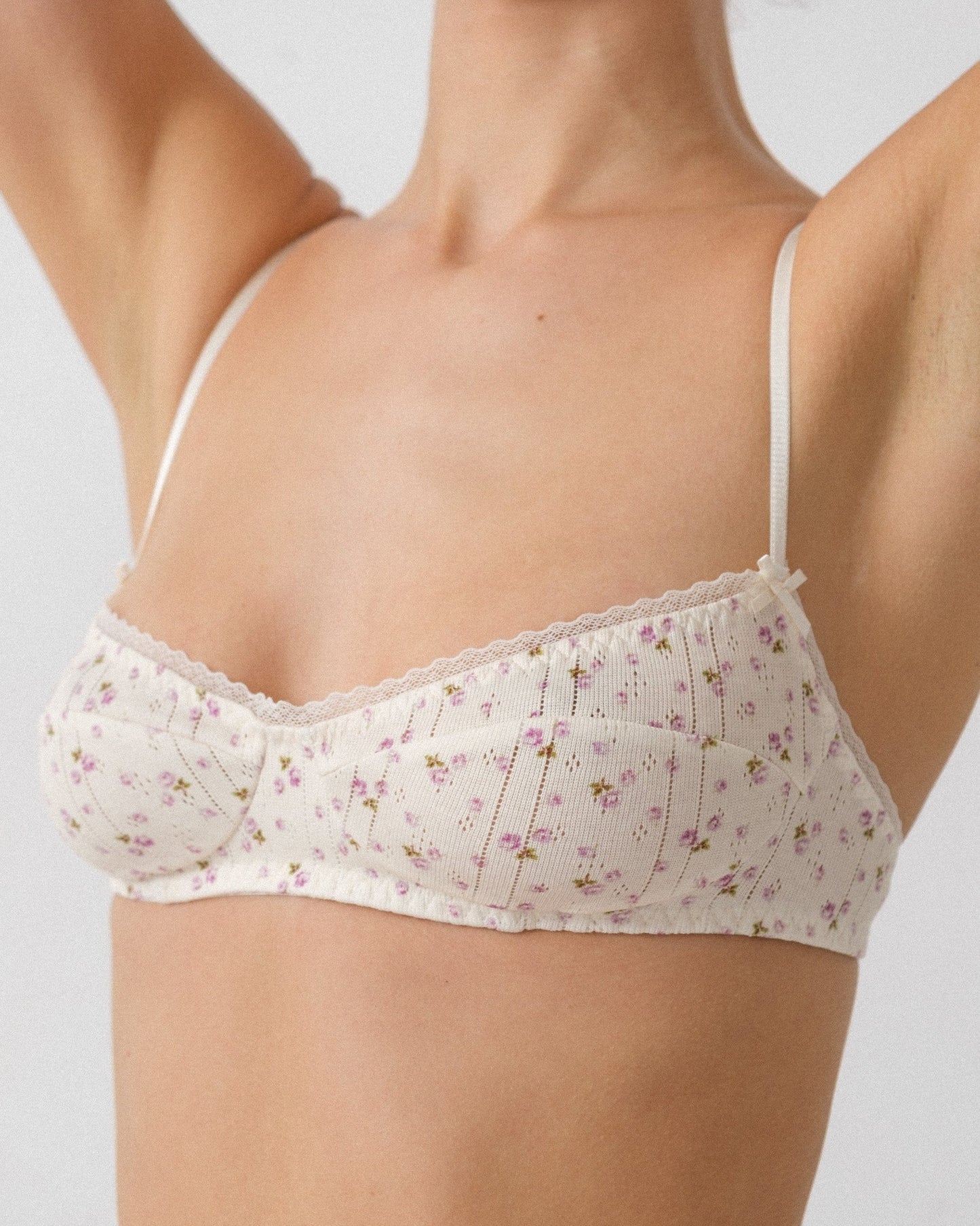 Cou Cou Intimates: The Balconette Bra - English Rose