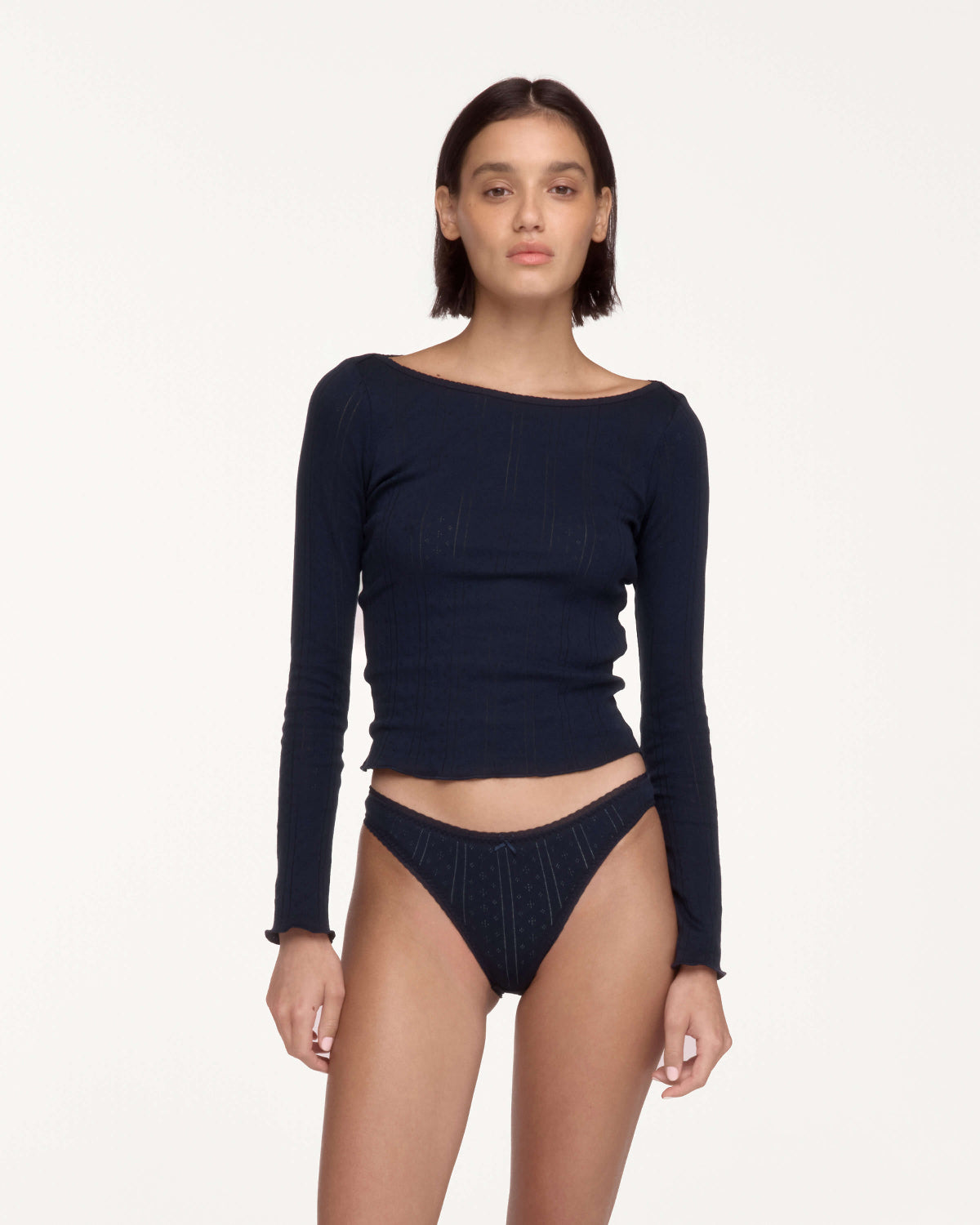Cou Cou Intimates: The Bateau Top - Navy