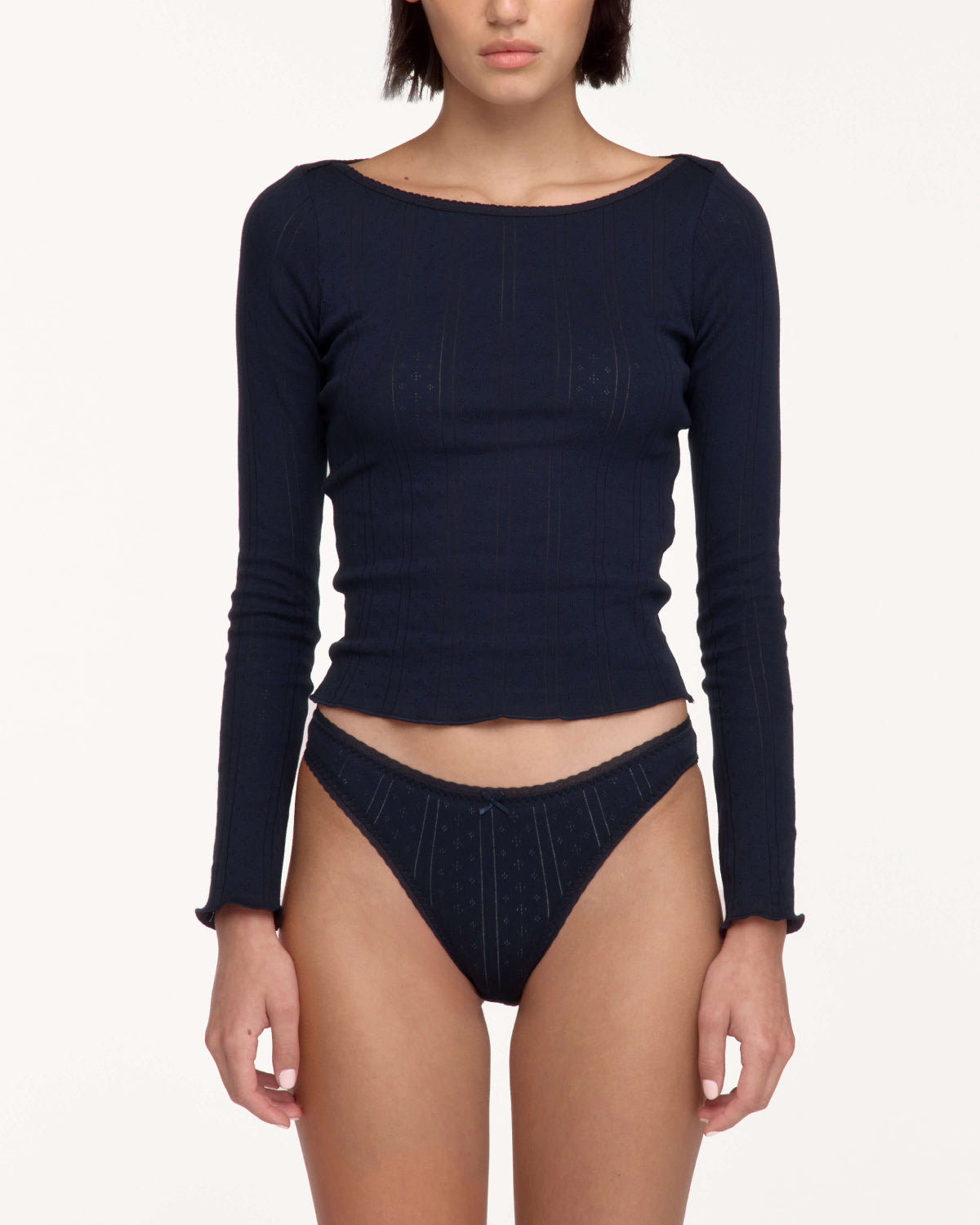 Cou Cou Intimates: The Bateau Top - Navy