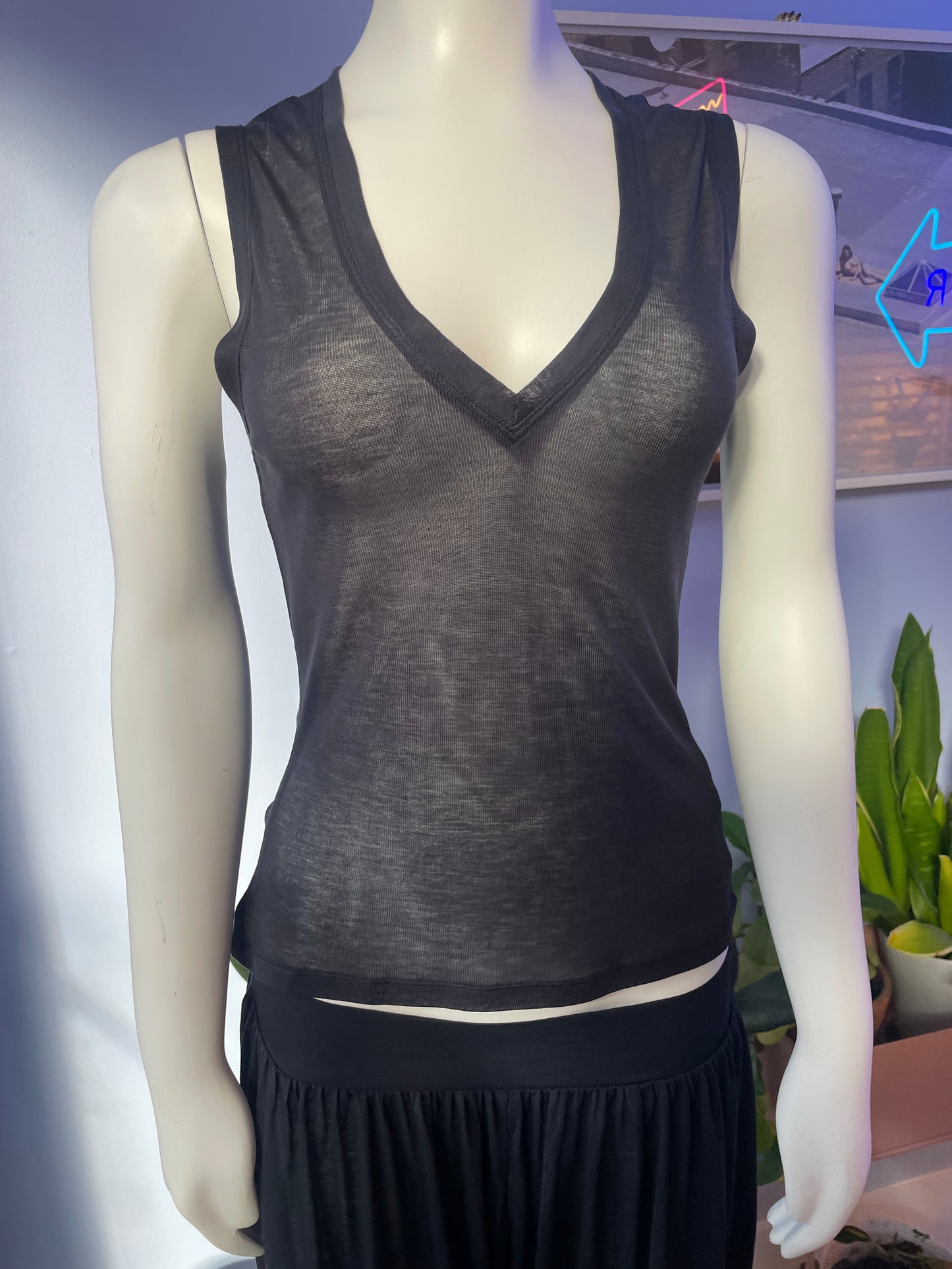 Belle Anna: Morning Top - Navy