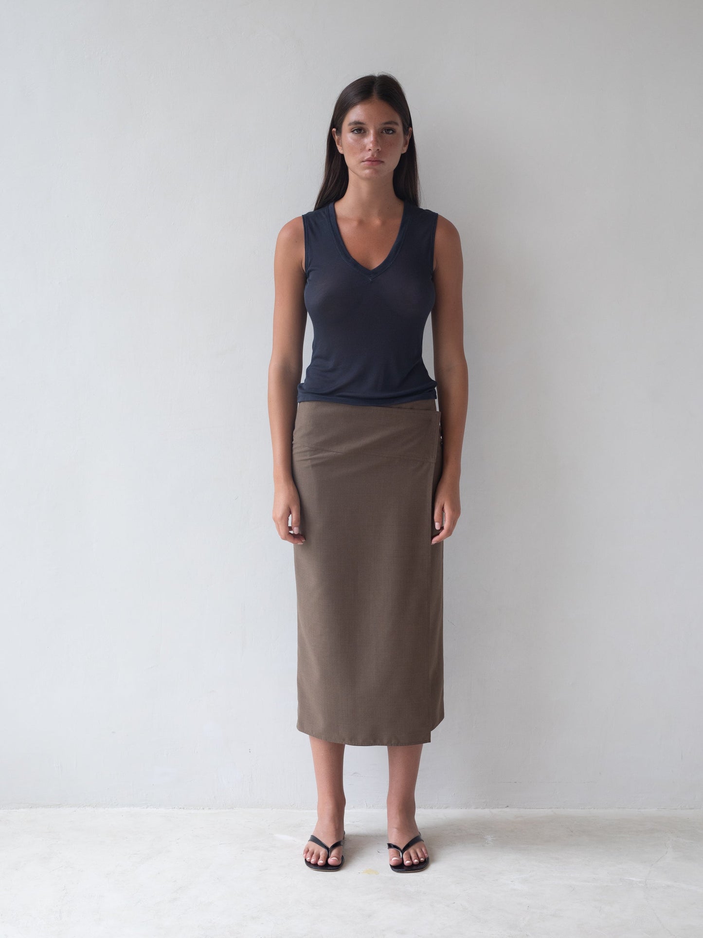 Belle Anna: Morning Top - Navy