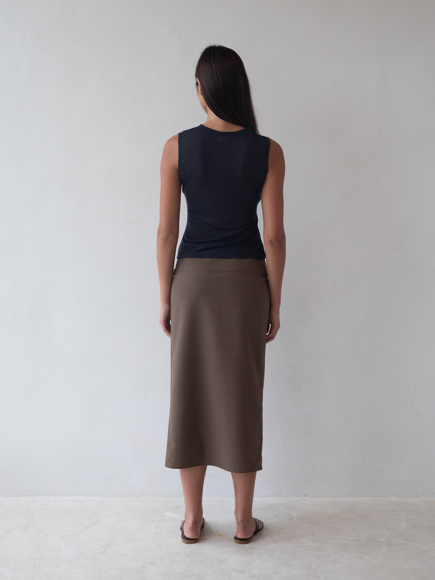 Belle Anna: Morning Top - Navy