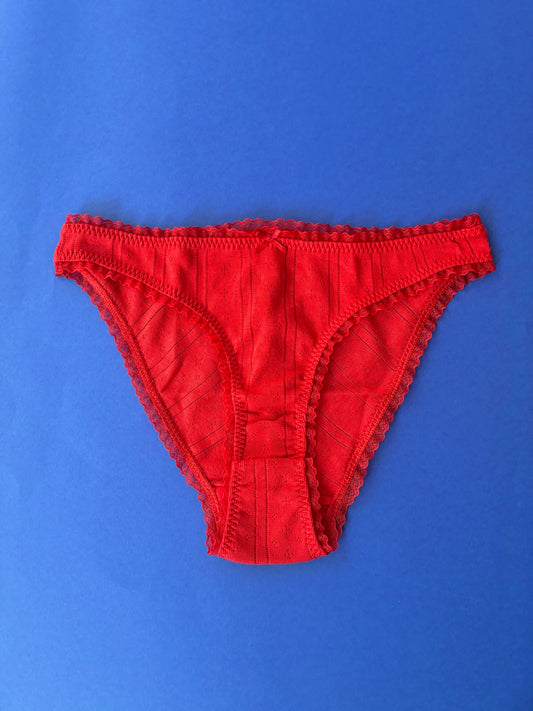 Cou Cou Intimates: The High Rise Brief - Red