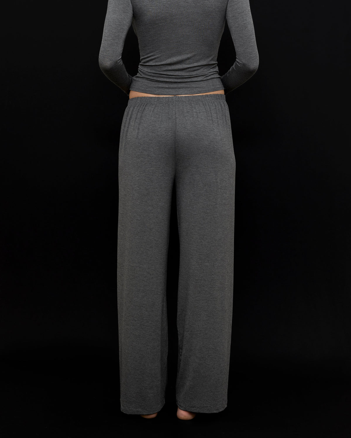 Kye Intimates: Recline Bamboo Pant - Charcoal