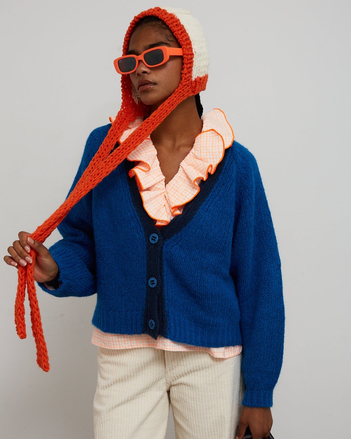 Dr. Bloom: Goritto Knit Bonnet - Ecru