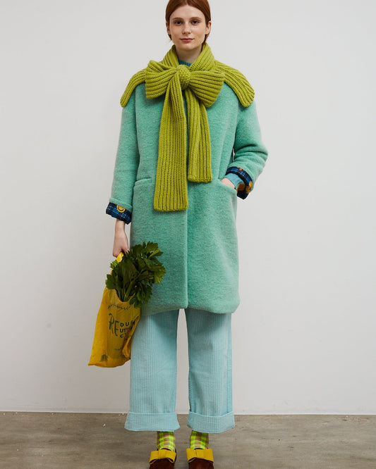 Dr. Bloom: Cuello Collared Scarf - Pistachio