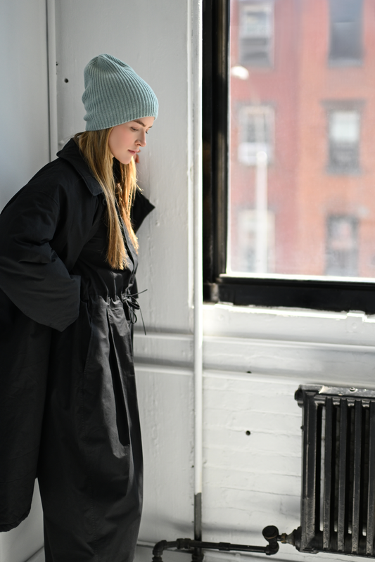 8.6.4: Cashmere Beanie Hat - Dew