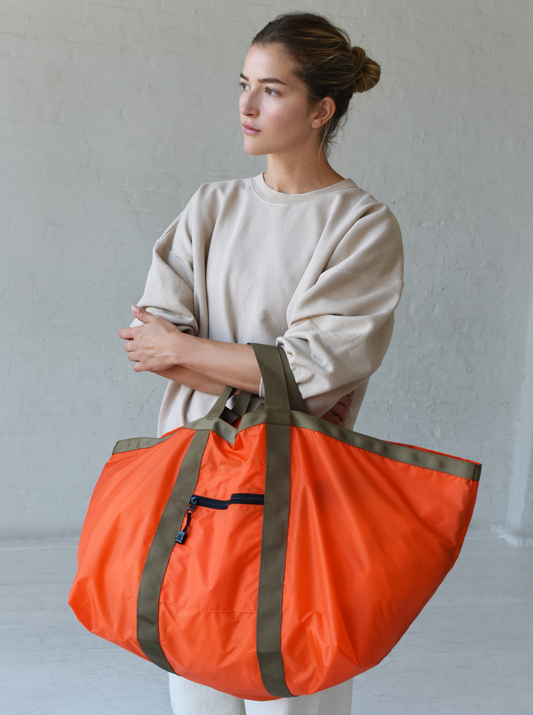 8.6.4: Nylon Weekender Bag - Orange/Coyote